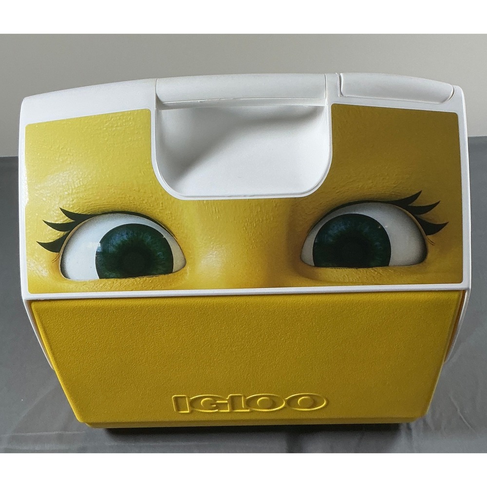 Igloo Post Malone Playmate Elite Cooler Yellow White Limited Edition Grillz Eye‎